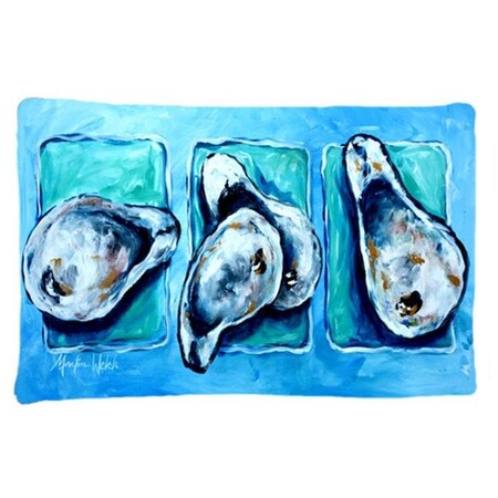 Carolines Treasures Carolines Treasures MW1110PILLOWCASE 20.5 W x 30 in. Oysters Oyster Plus Oyster - Oysters Moisture Wicking Fabric Standard Pillowcase MW1110PILLOWCASE